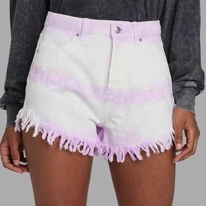 Wild Fable High-Waist Tie Dye Shorts